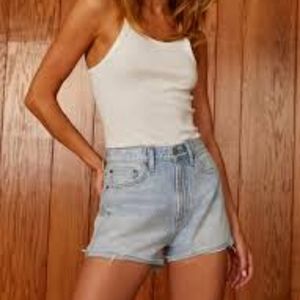 Denim Forum Farrah Cheeky Shorts (NWOT)